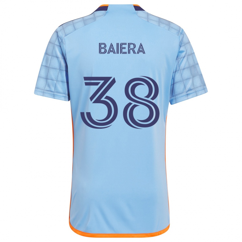 Kinder Drew Baiera #38 Blau Orange Heimtrikot Trikot 2024/25 T-Shirt