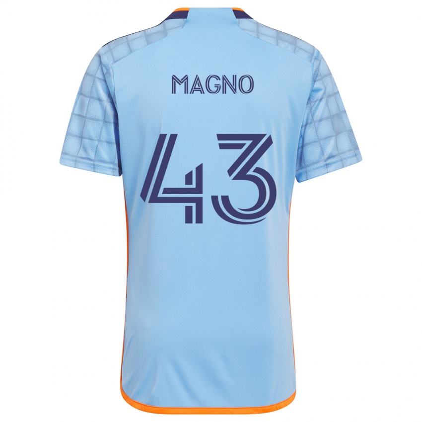 Kinder Talles Magno #43 Blau Orange Heimtrikot Trikot 2024/25 T-Shirt