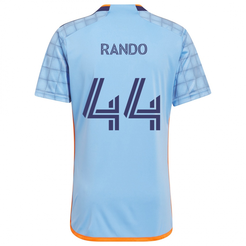 Kinder Alex Rando #44 Blau Orange Heimtrikot Trikot 2024/25 T-Shirt