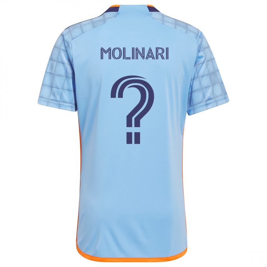 Kinder Peter Molinari #0 Blau Orange Heimtrikot Trikot 2024/25 T-Shirt