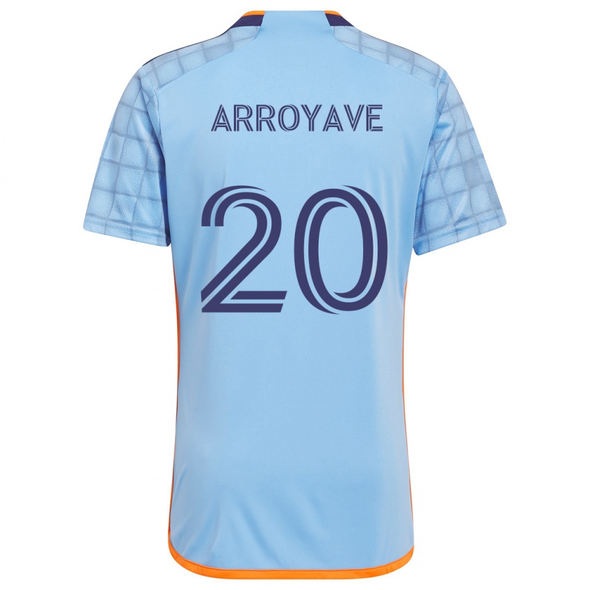 Kinder Jacob Arroyave #20 Blau Orange Heimtrikot Trikot 2024/25 T-Shirt