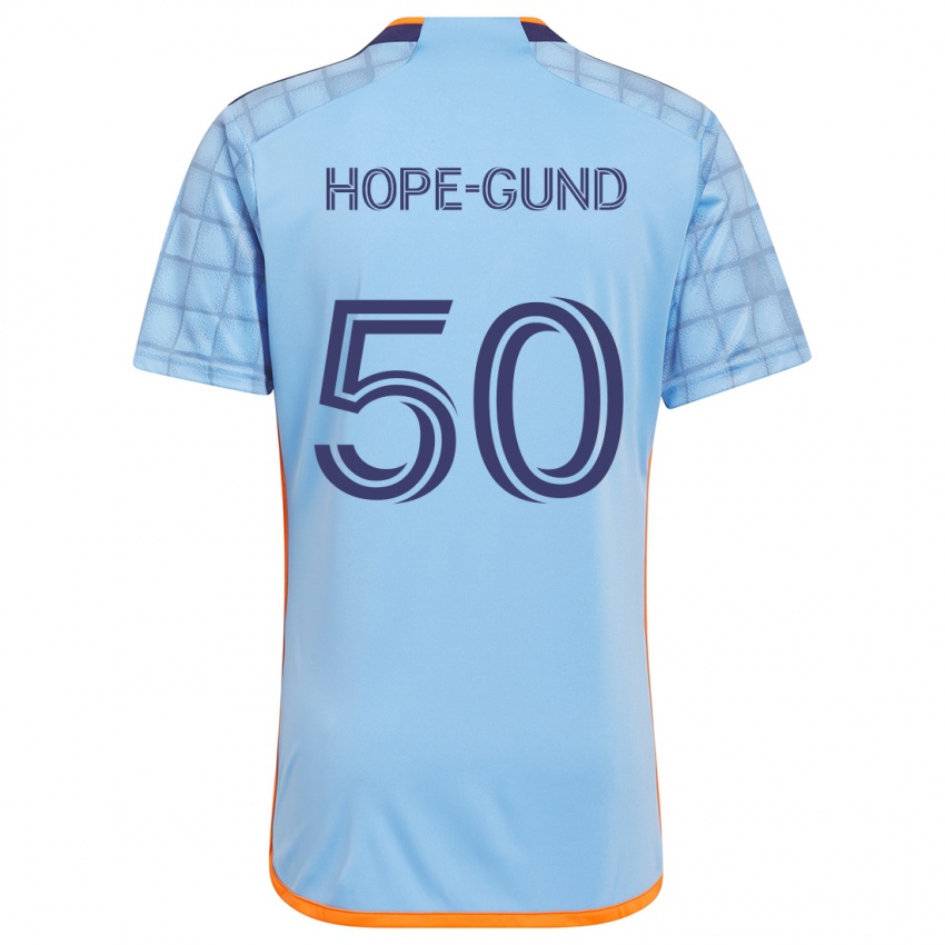 Kinder Kofi Hope-Gund #50 Blau Orange Heimtrikot Trikot 2024/25 T-Shirt