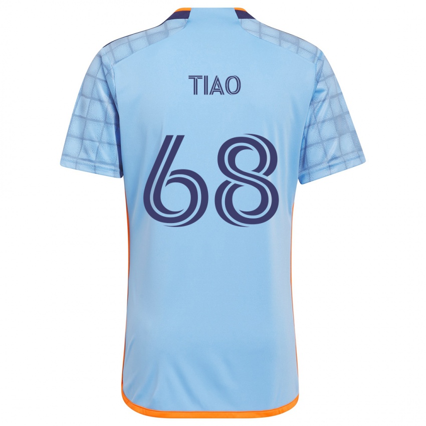 Kinder Christopher Tiao #68 Blau Orange Heimtrikot Trikot 2024/25 T-Shirt