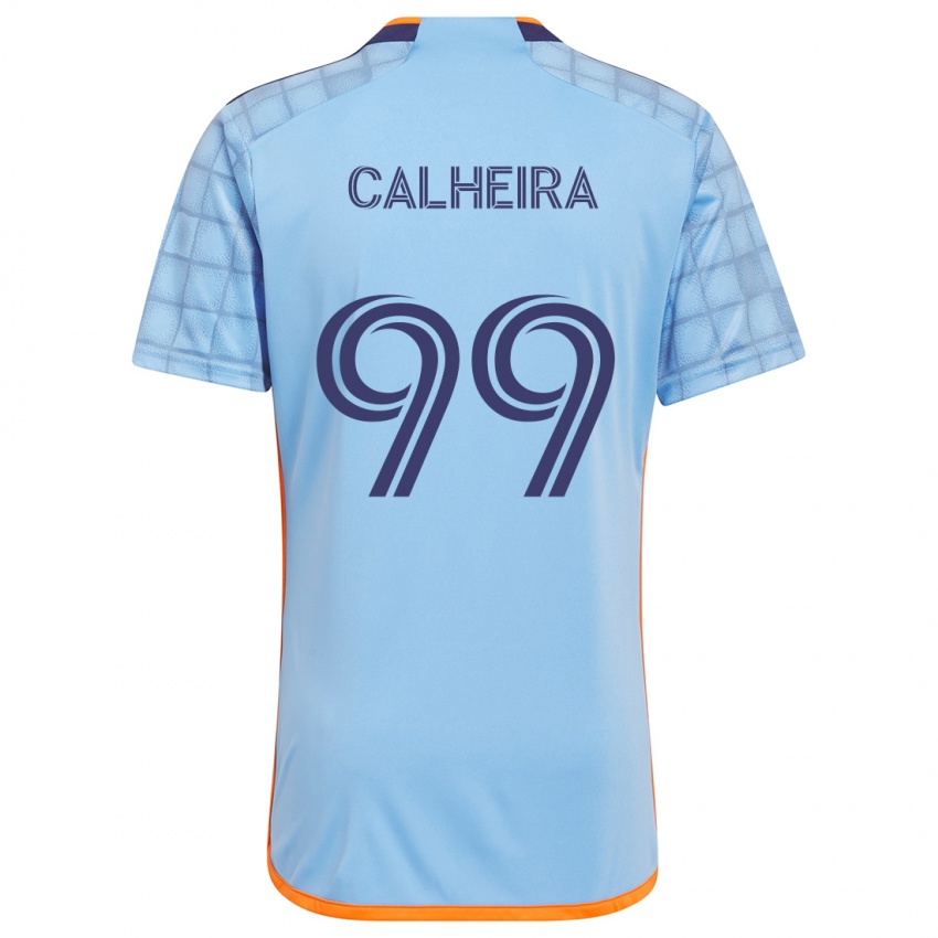 Kinder Taylor Calheira #99 Blau Orange Heimtrikot Trikot 2024/25 T-Shirt