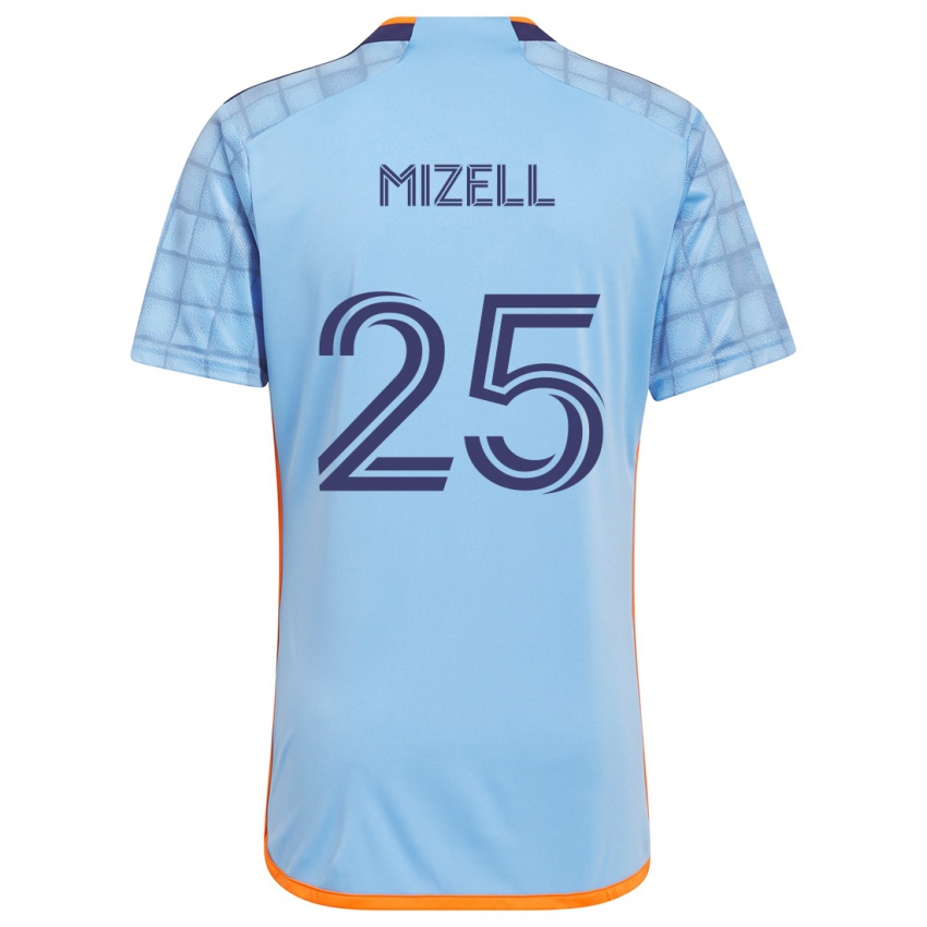 Kinder Cody Mizell #25 Blau Orange Heimtrikot Trikot 2024/25 T-Shirt