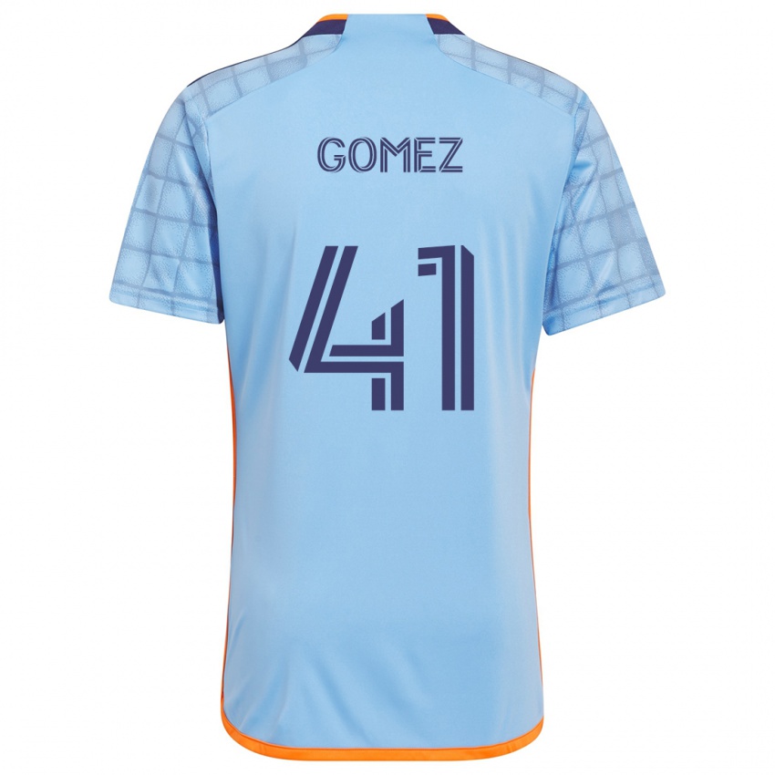 Kinder Julián Gómez #41 Blau Orange Heimtrikot Trikot 2024/25 T-Shirt