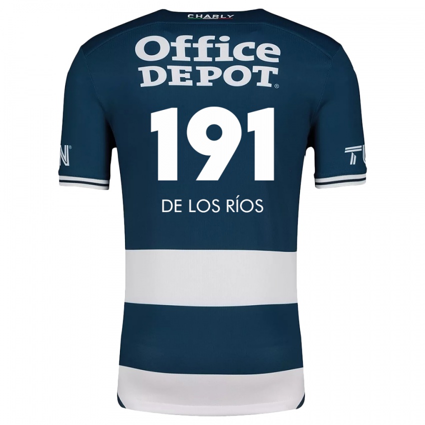 Kinder Sergio De Los Ríos #191 Blau Weiss Heimtrikot Trikot 2024/25 T-Shirt