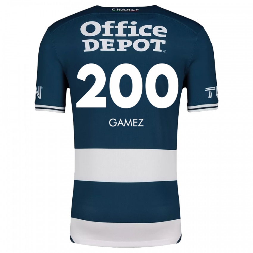 Kinder Sergio Gámez #200 Blau Weiss Heimtrikot Trikot 2024/25 T-Shirt