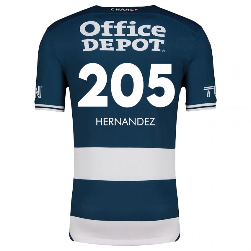 Kinder Sergio Hernández #205 Blau Weiss Heimtrikot Trikot 2024/25 T-Shirt