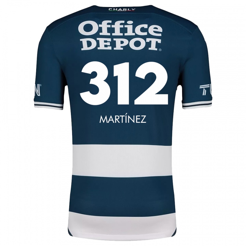 Kinder Ulises Martínez #312 Blau Weiss Heimtrikot Trikot 2024/25 T-Shirt