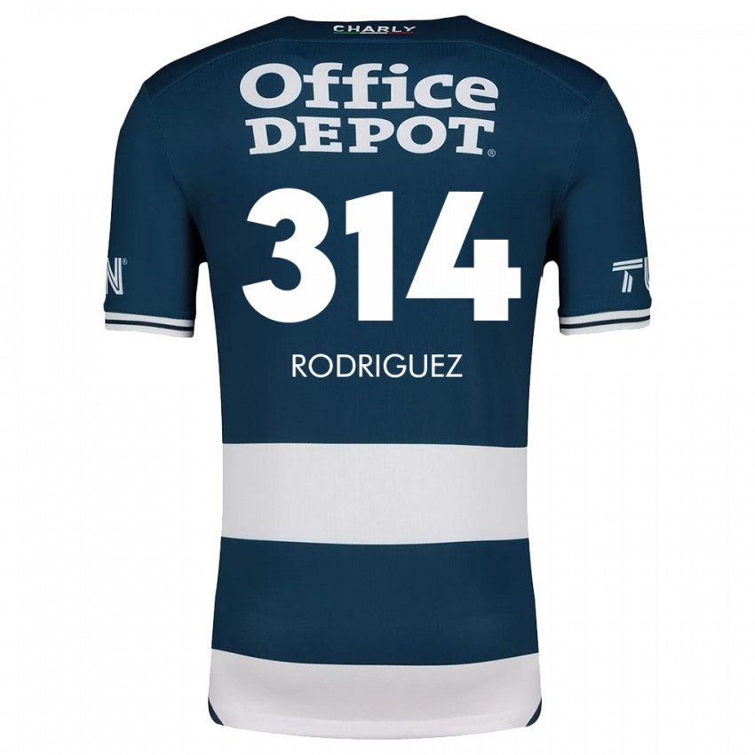 Kinder Alan Rodríguez #314 Blau Weiss Heimtrikot Trikot 2024/25 T-Shirt