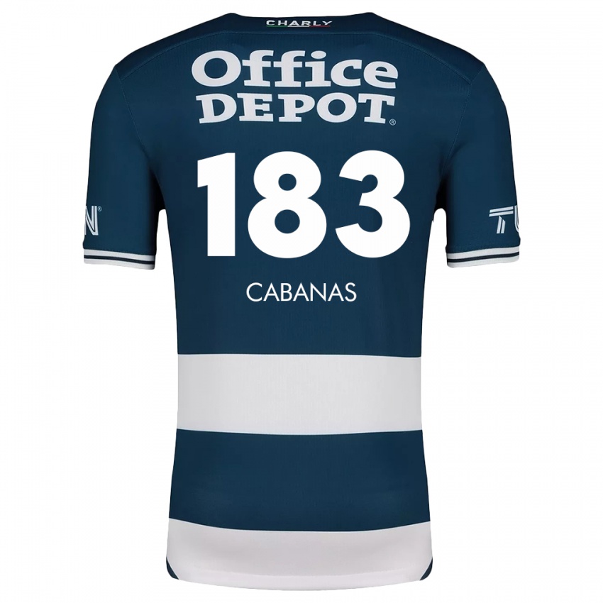 Kinder Mauricio Cabañas #183 Blau Weiss Heimtrikot Trikot 2024/25 T-Shirt