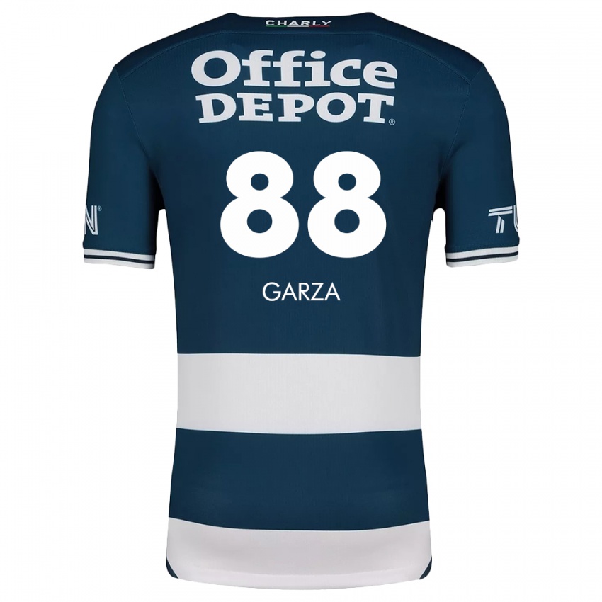 Kinder Adrián Garza #88 Blau Weiss Heimtrikot Trikot 2024/25 T-Shirt