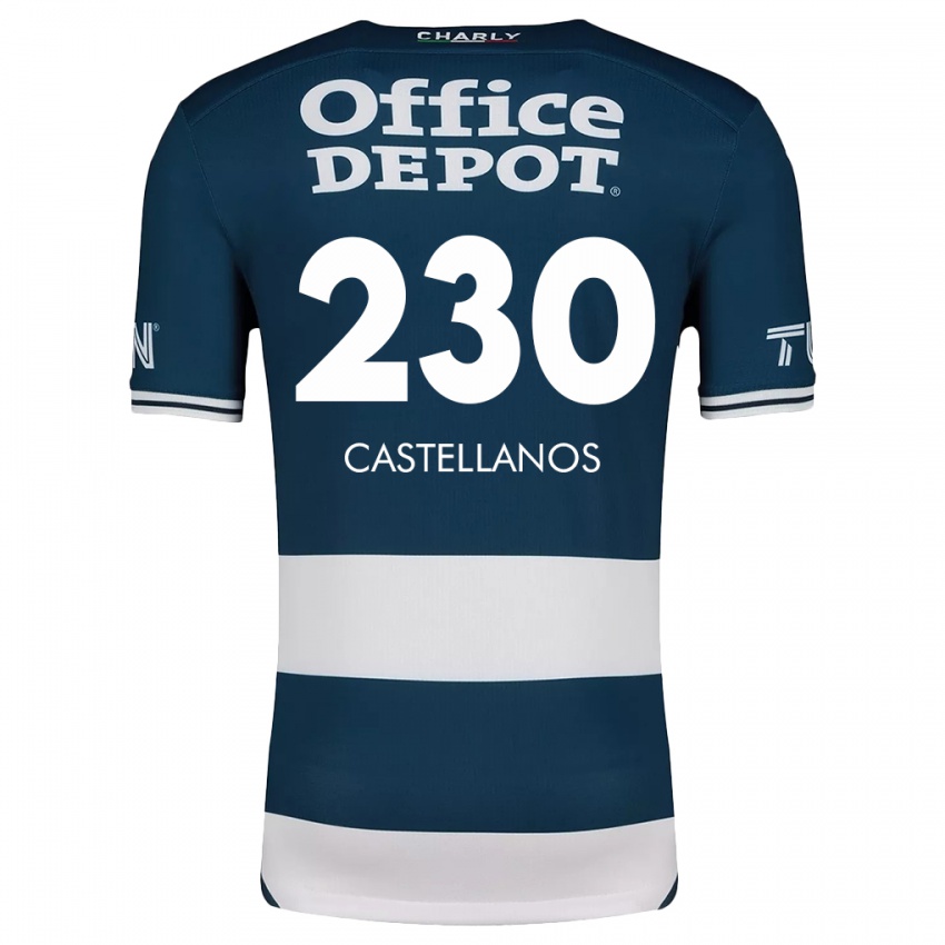 Kinder Edson Castellanos #230 Blau Weiss Heimtrikot Trikot 2024/25 T-Shirt