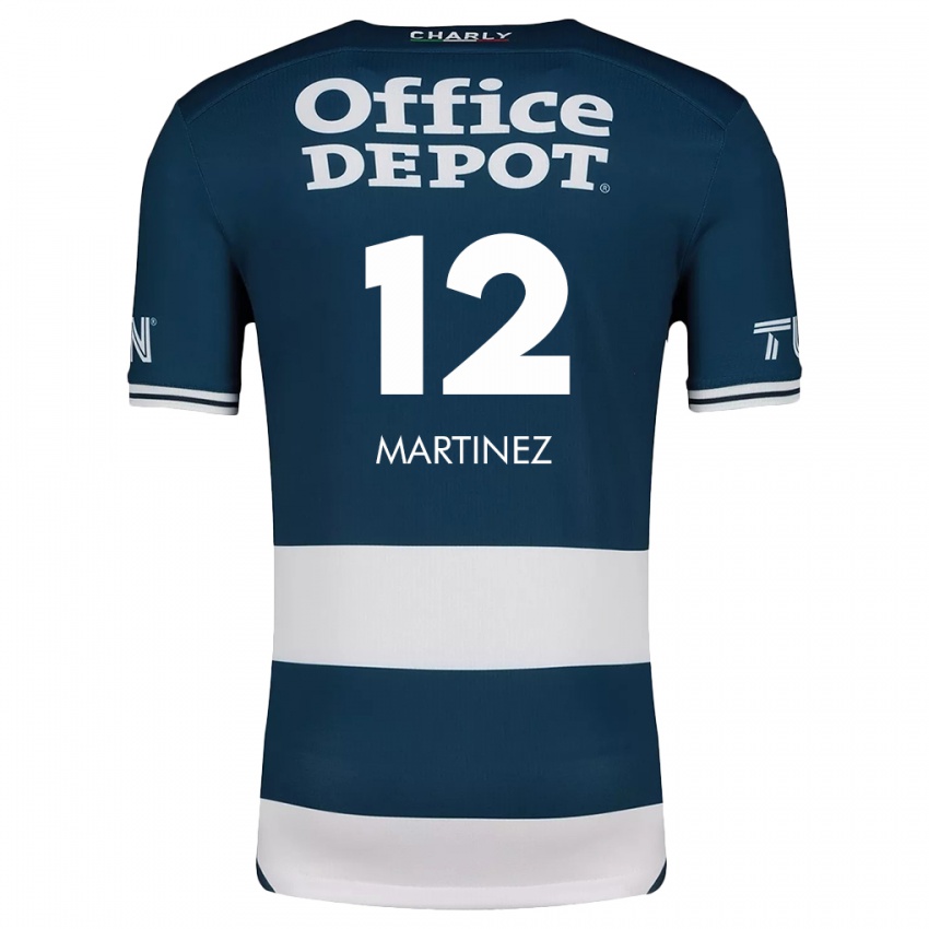 Kinder Sofía Martínez #12 Blau Weiss Heimtrikot Trikot 2024/25 T-Shirt