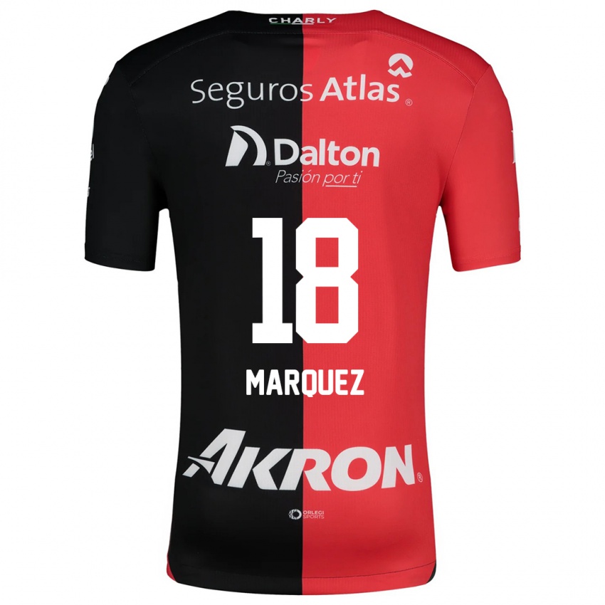 Kinder Jeremy Márquez #18 Rot Schwarz Heimtrikot Trikot 2024/25 T-Shirt