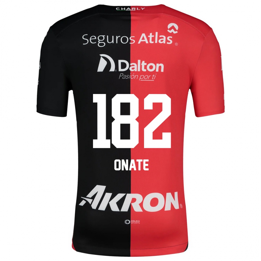 Kinder Axel Oñate #182 Rot Schwarz Heimtrikot Trikot 2024/25 T-Shirt