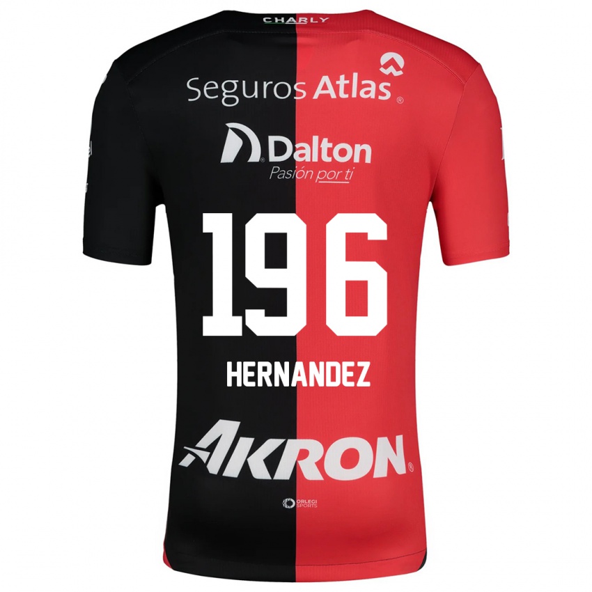 Kinder Miguel Hernández #196 Rot Schwarz Heimtrikot Trikot 2024/25 T-Shirt