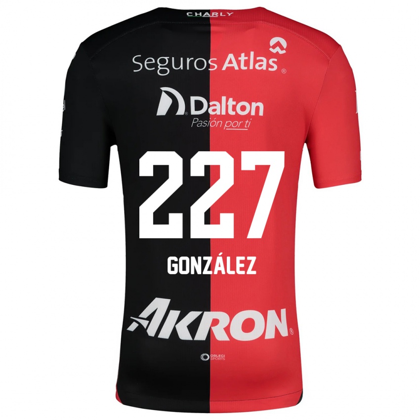 Kinder Rodolfo González #227 Rot Schwarz Heimtrikot Trikot 2024/25 T-Shirt