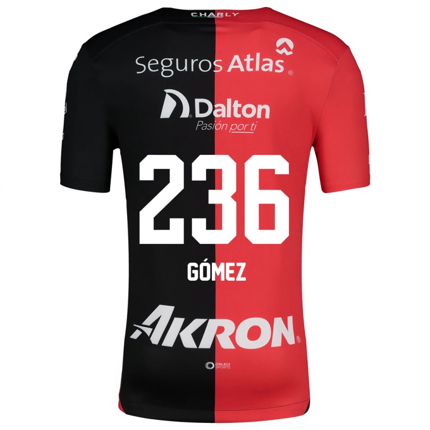 Kinder José Gómez #236 Rot Schwarz Heimtrikot Trikot 2024/25 T-Shirt