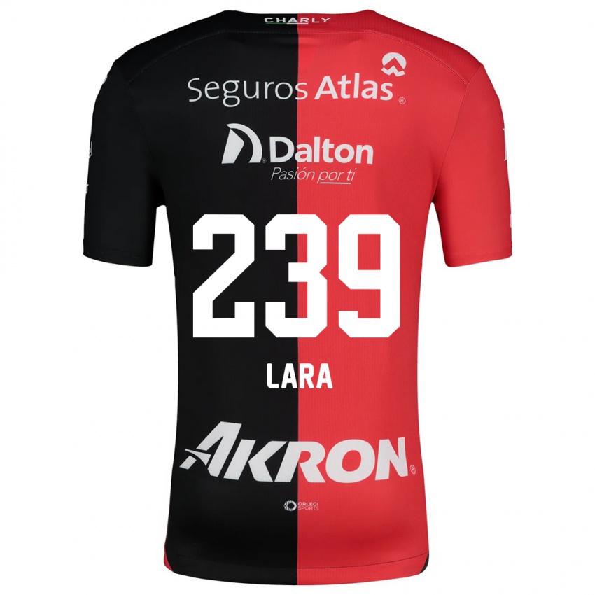 Kinder Guadalupe Lara #239 Rot Schwarz Heimtrikot Trikot 2024/25 T-Shirt