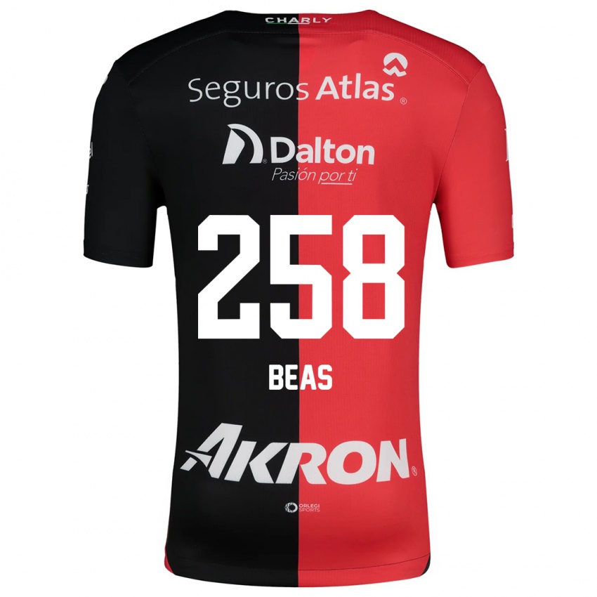 Kinder Álvaro Beas #258 Rot Schwarz Heimtrikot Trikot 2024/25 T-Shirt