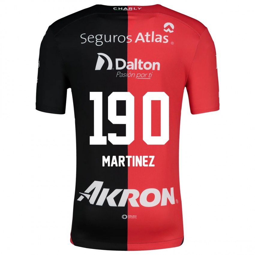 Kinder Luis Carlos Martínez #190 Rot Schwarz Heimtrikot Trikot 2024/25 T-Shirt