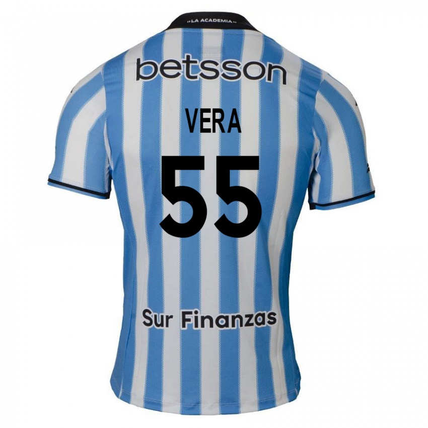 Kinder Santino Vera #55 Blau Weiß Schwarz Heimtrikot Trikot 2024/25 T-Shirt