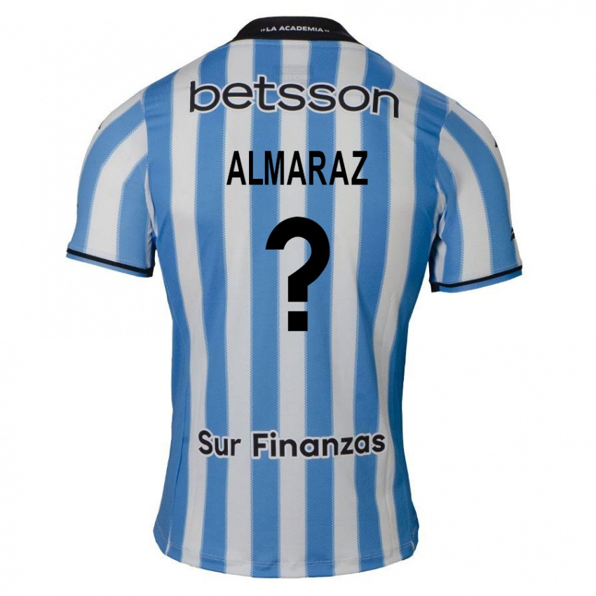 Kinder Alex Almaraz #0 Blau Weiß Schwarz Heimtrikot Trikot 2024/25 T-Shirt