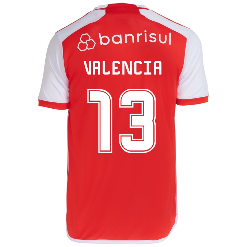 Kinder Enner Valencia #13 Rot-Weiss Heimtrikot Trikot 2024/25 T-Shirt