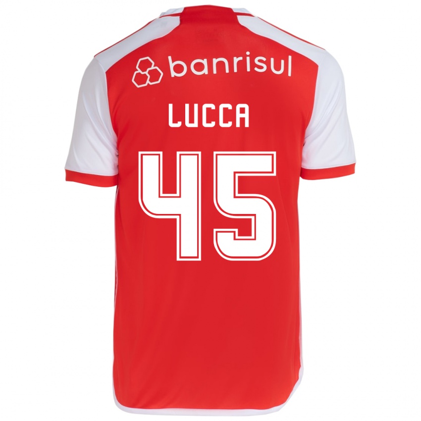 Kinder Lucca #45 Rot-Weiss Heimtrikot Trikot 2024/25 T-Shirt