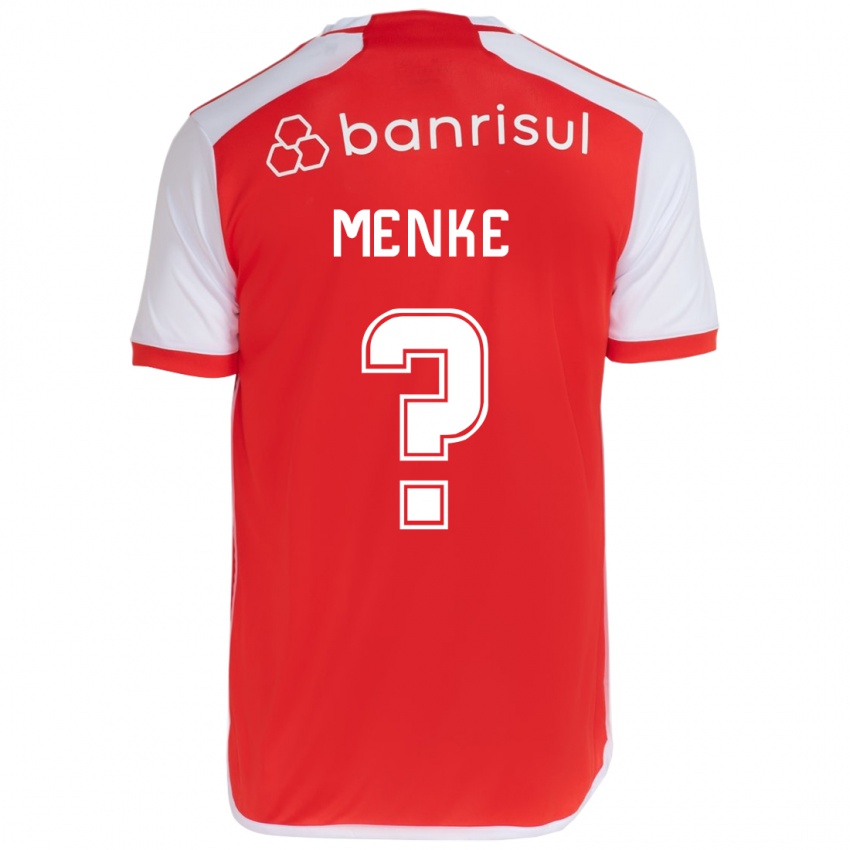 Kinder Henrique Menke #0 Rot-Weiss Heimtrikot Trikot 2024/25 T-Shirt