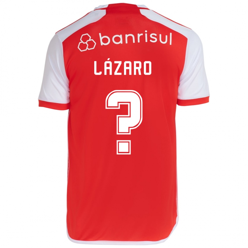 Kinder Lázaro #0 Rot-Weiss Heimtrikot Trikot 2024/25 T-Shirt