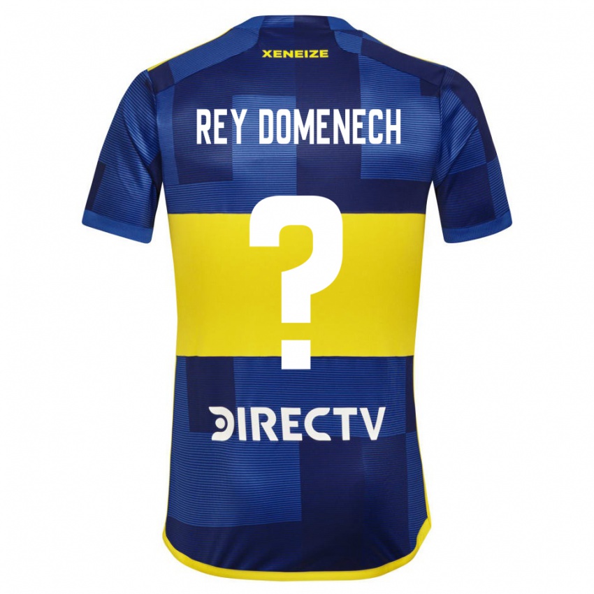 Kinder Camilo Rey Domenech #0 Blau Gelb Heimtrikot Trikot 2024/25 T-Shirt