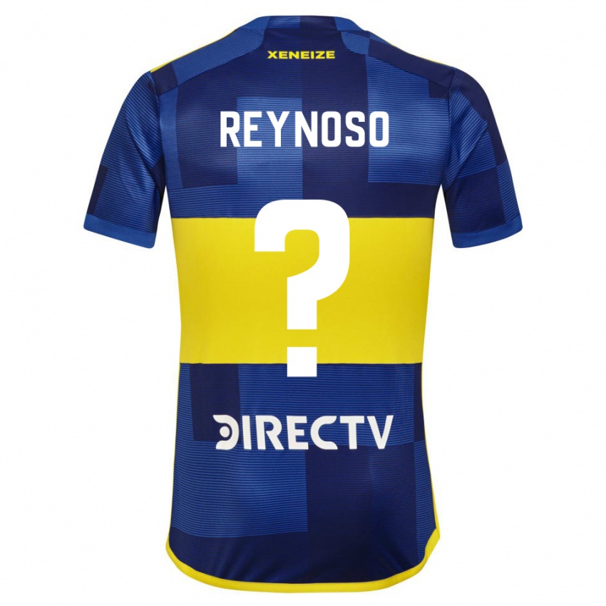 Kinder Agustin Reynoso #0 Blau Gelb Heimtrikot Trikot 2024/25 T-Shirt