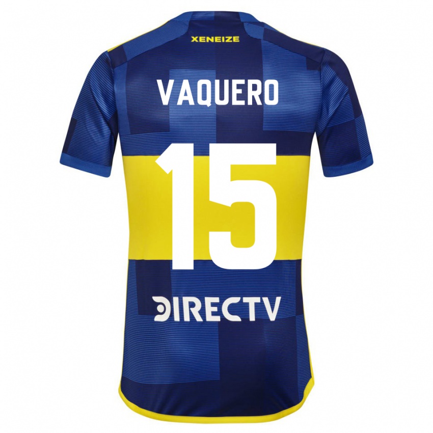 Kinder Ivan Vaquero #15 Blau Gelb Heimtrikot Trikot 2024/25 T-Shirt