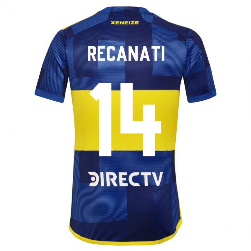 Kinder Bianca Recanati #14 Blau Gelb Heimtrikot Trikot 2024/25 T-Shirt