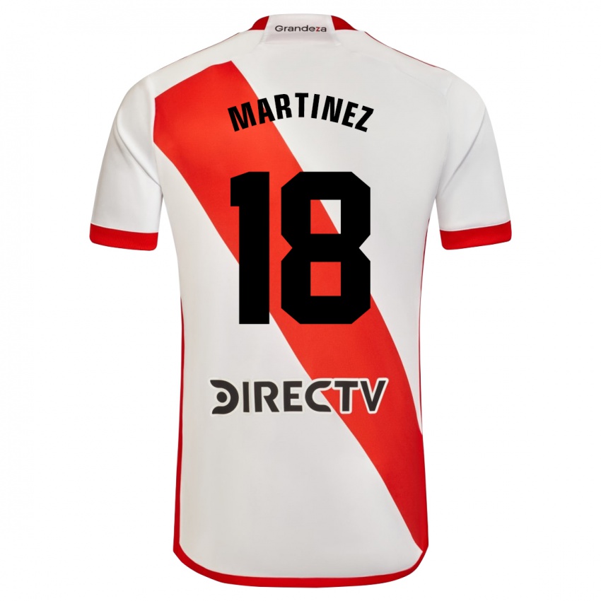 Kinder Pity Martínez #18 Weiß Rot Heimtrikot Trikot 2024/25 T-Shirt