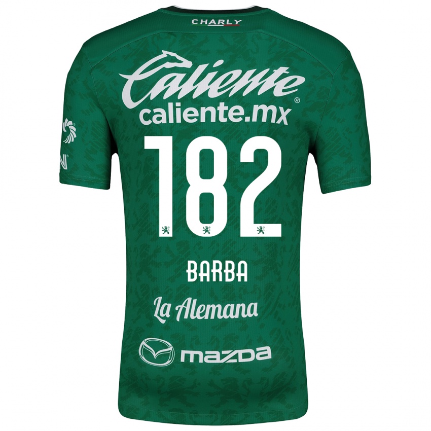 Kinder Austin Barba #182 Grün Weiß Heimtrikot Trikot 2024/25 T-Shirt