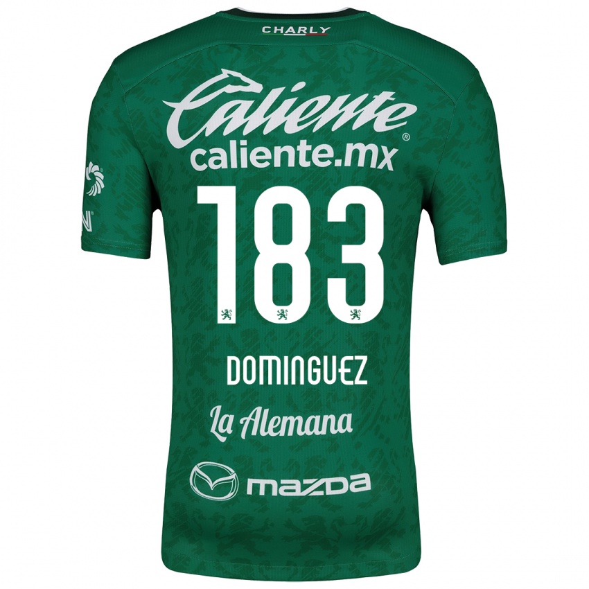 Kinder Jesús Domínguez #183 Grün Weiß Heimtrikot Trikot 2024/25 T-Shirt