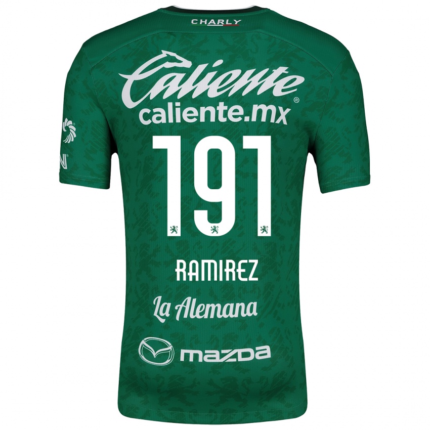 Kinder Ian Ramírez #191 Grün Weiß Heimtrikot Trikot 2024/25 T-Shirt