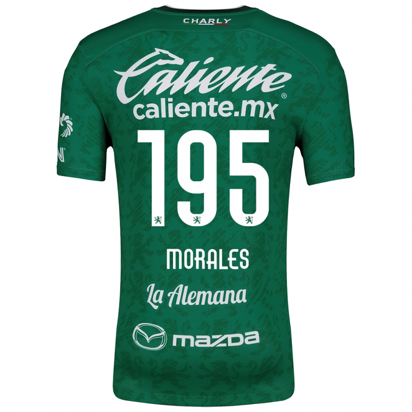 Kinder Daniel Morales #195 Grün Weiß Heimtrikot Trikot 2024/25 T-Shirt