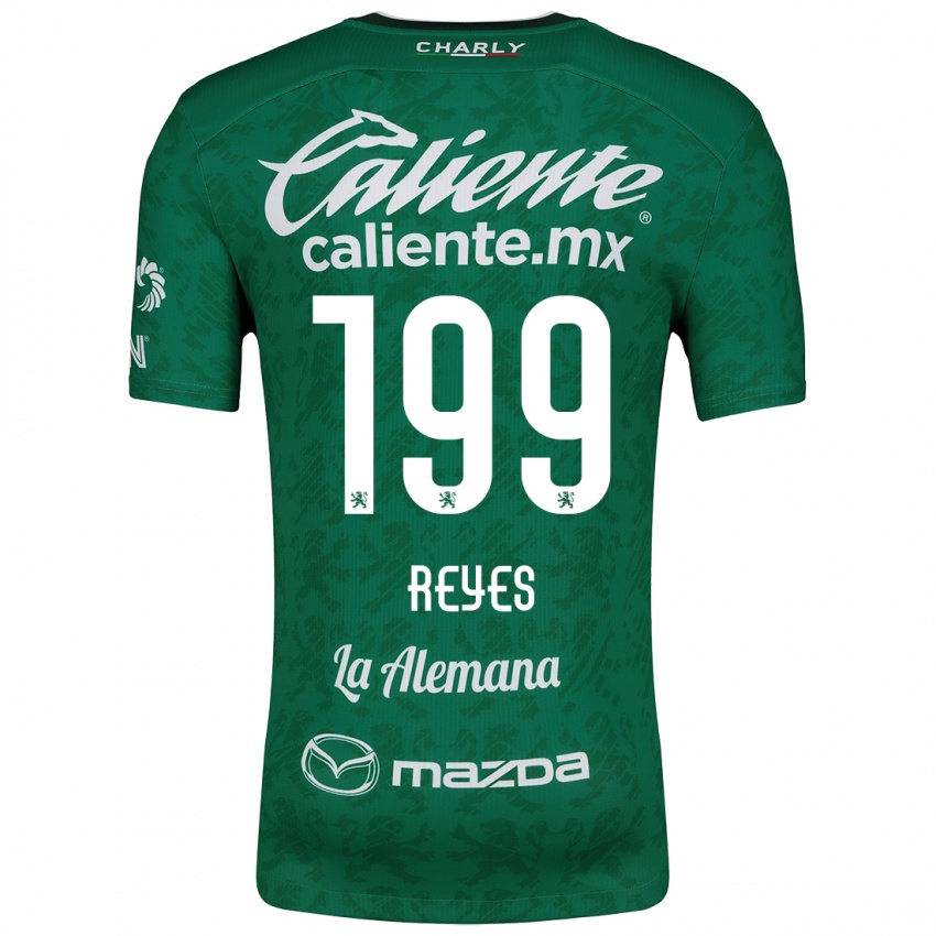 Kinder Jonathan Reyes #199 Grün Weiß Heimtrikot Trikot 2024/25 T-Shirt