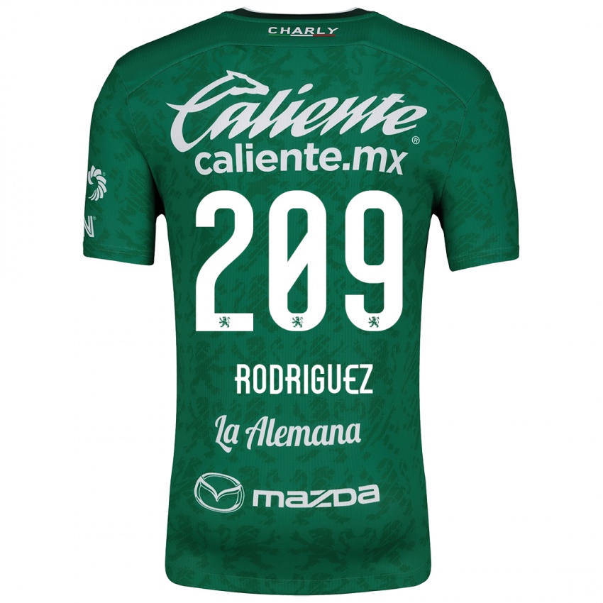 Kinder Víctor Rodríguez #209 Grün Weiß Heimtrikot Trikot 2024/25 T-Shirt