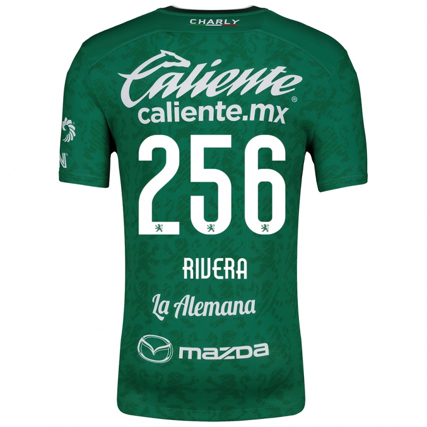 Kinder Fernando Rivera #256 Grün Weiß Heimtrikot Trikot 2024/25 T-Shirt