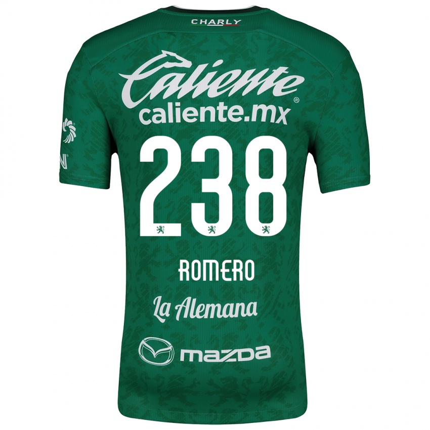 Kinder Paulo Romero #238 Grün Weiß Heimtrikot Trikot 2024/25 T-Shirt