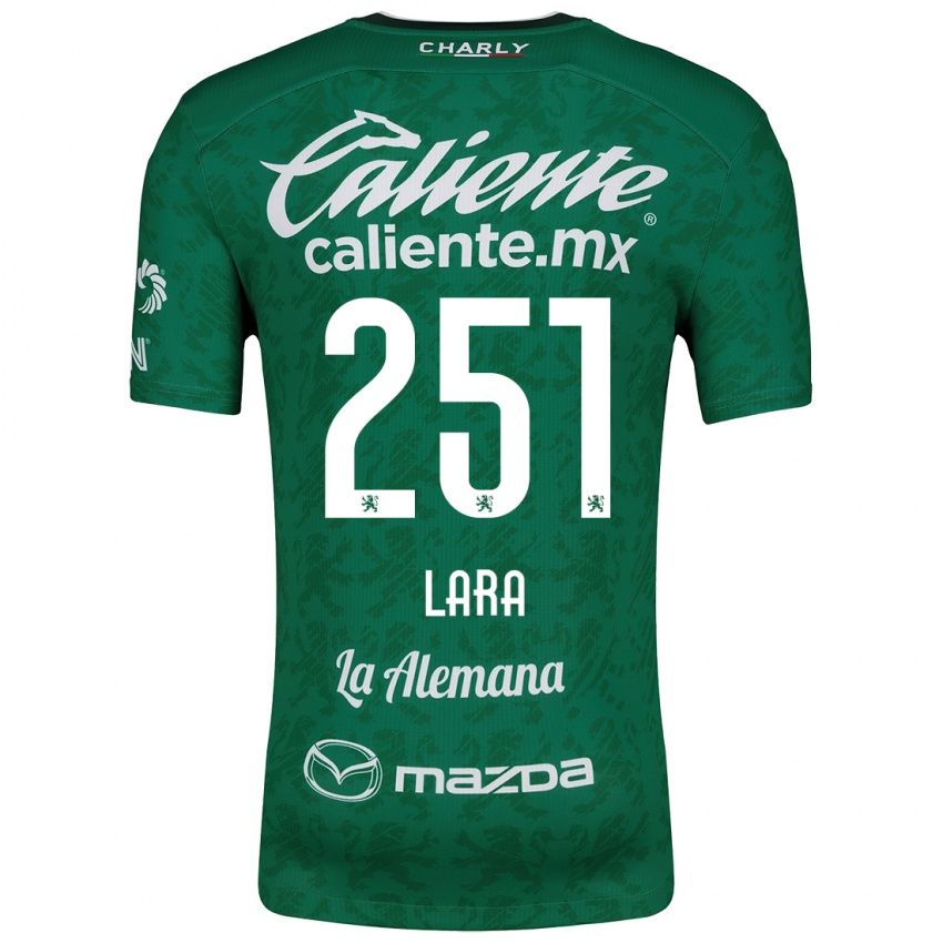 Kinder Tristán Lara #251 Grün Weiß Heimtrikot Trikot 2024/25 T-Shirt