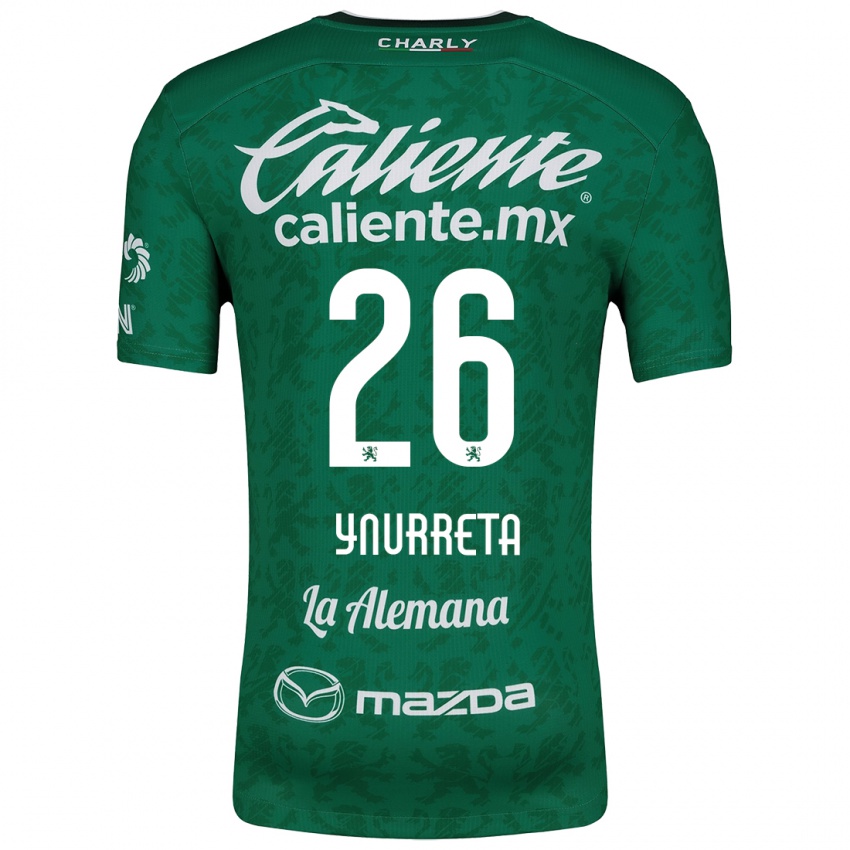 Kinder Alexandra Hernández Ynurreta #26 Grün Weiß Heimtrikot Trikot 2024/25 T-Shirt