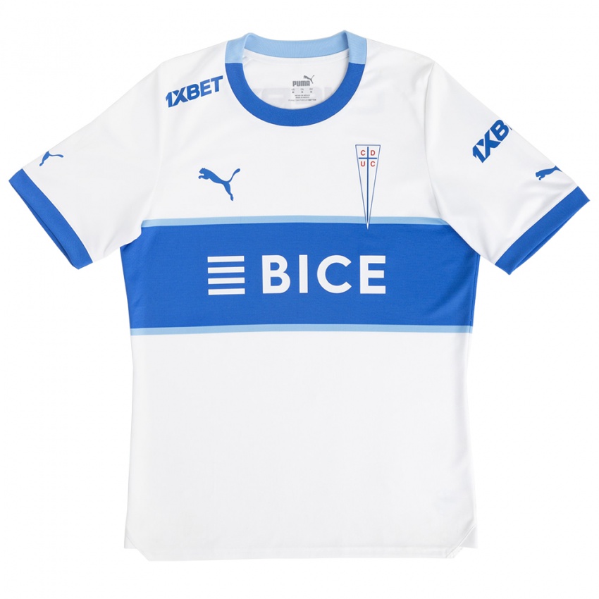 Kinder Felipe Mercado #0 Weiß Blau Heimtrikot Trikot 2024/25 T-Shirt