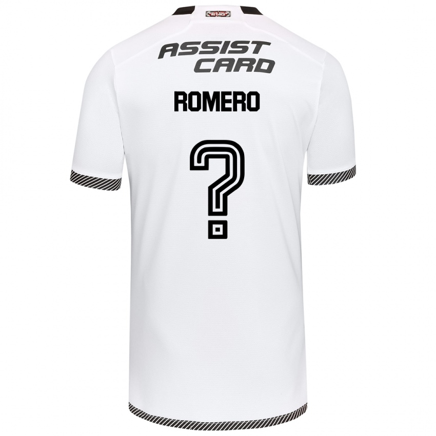 Kinder Enzo Romero #0 Weiß Schwarz Heimtrikot Trikot 2024/25 T-Shirt